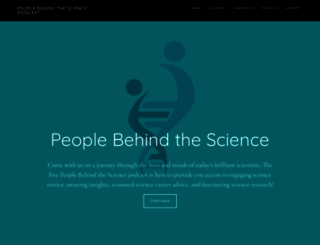 peoplebehindthescience.com screenshot