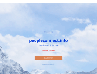 peopleconnect.info screenshot
