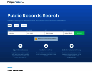 peoplefinder.com screenshot