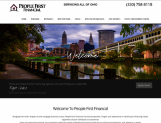 peoplefirstfinancial.net screenshot