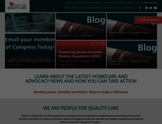 peopleforqualitycare.org screenshot