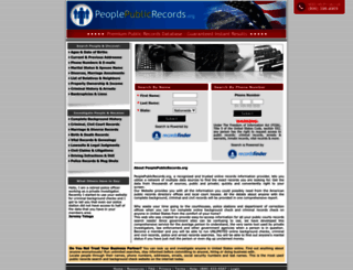 peoplepublicrecords.org screenshot