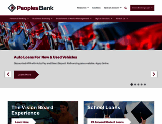 peoplesbanknet.com screenshot