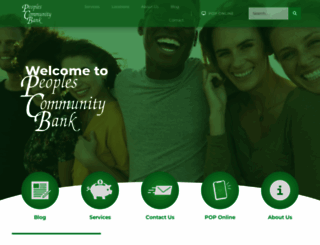 peoplescommunitybank.com screenshot