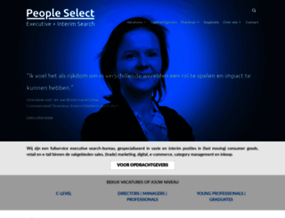 peopleselect.nl screenshot