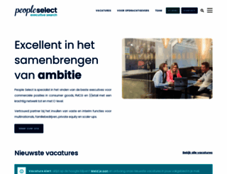 peopleselect.nl screenshot