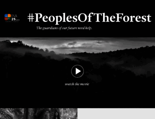 peoplesoftheforest.org screenshot