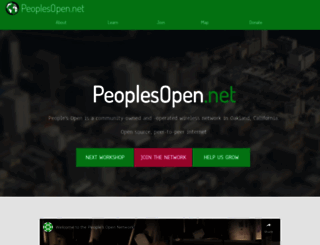 peoplesopen.net screenshot