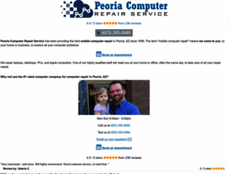 peoriacomputerrepairservice.com screenshot