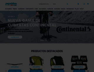 pepebikes.com screenshot