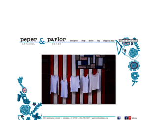 peperandparlor.com screenshot