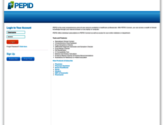 pepidconnect.com screenshot