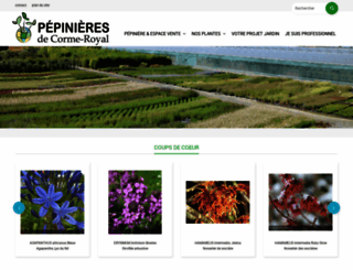 pepinieresdecormeroyal.fr screenshot