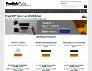 peplinkworks.com screenshot