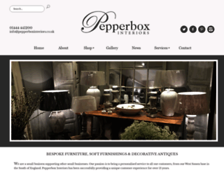 pepperboxinteriors.co.uk screenshot
