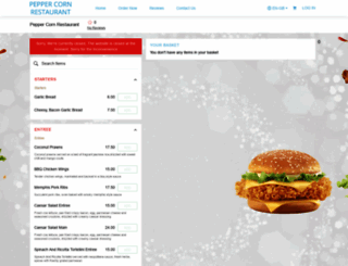 peppercornrestaurant.com.au screenshot