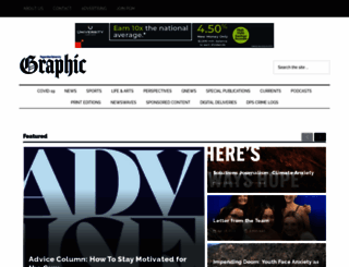 pepperdine-graphic.com screenshot