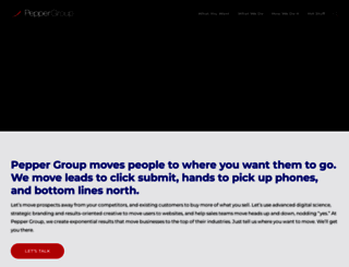 peppergroup.com screenshot