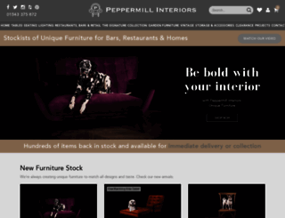 peppermillantiques.com screenshot
