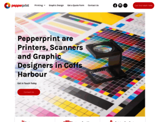 pepperprint.com.au screenshot