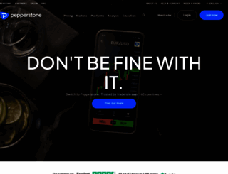 pepperstone.com screenshot