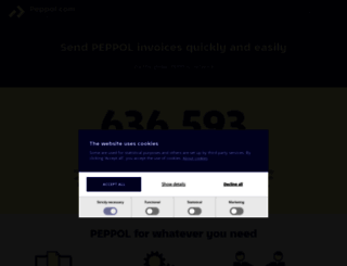 peppol.com screenshot