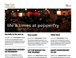 peptalk.pepperfry.com screenshot