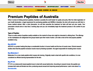 peptideshealth.info screenshot