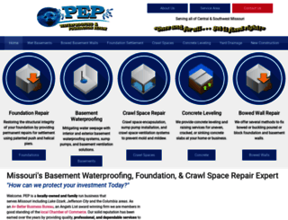 pepwaterproofing.com screenshot