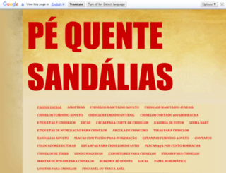 pequentesandalias.com.br screenshot