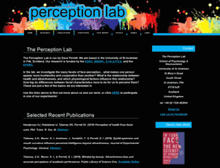 perception.st-and.ac.uk screenshot