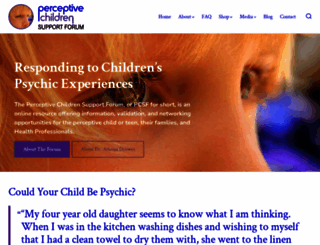 perceptivechildren.org screenshot
