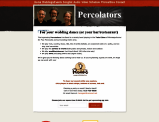 percolatorsband.com screenshot