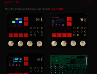 percussa.com screenshot