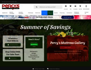 percys.com screenshot