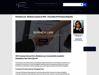 perdomolaw.com screenshot