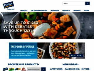 perduefoodservice.com screenshot