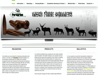 peregrinebullets.com screenshot