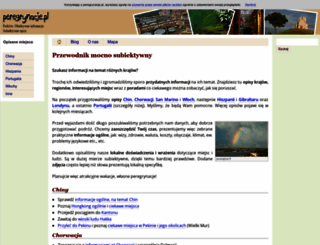 peregrynacje.pl screenshot