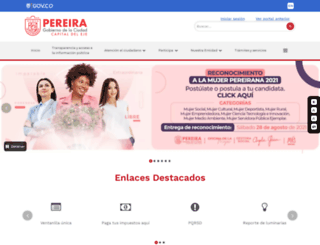 pereira.gov.co screenshot