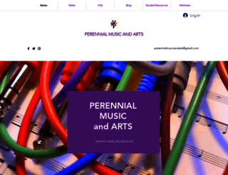 perennialmusicandarts.com screenshot