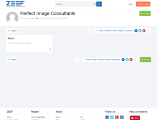 perfect-image-consultants.zeef.com screenshot