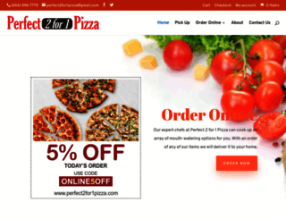 perfect2for1pizza.com screenshot