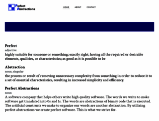 perfectabstractions.com screenshot