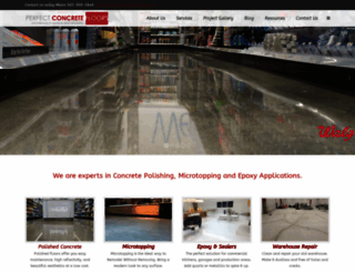 perfectconcretefloors.com screenshot