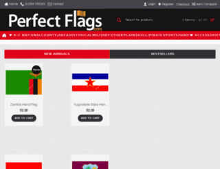 perfectflags.co.uk screenshot