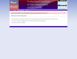 perfecthomecomputers.co.uk screenshot