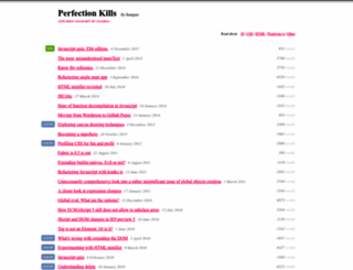 perfectionkills.com screenshot