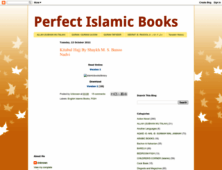 perfectislamicbook.blogspot.com screenshot