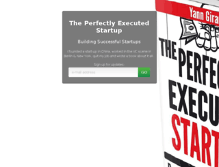 perfectly-executed-startup.com screenshot